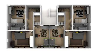 Bahçe Dubleks 145 m² Oda Katı | Yelkent Yaşam Evleri 1 | Yelkent Yapı