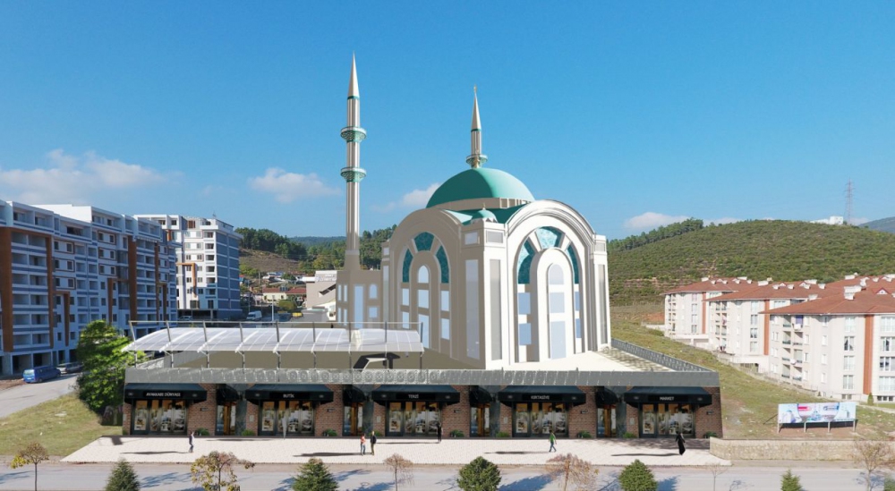 Dış Görünüm | Hoca Ahmet Yesevi Camii | Yelkent Yapı